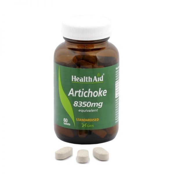 Health Aid Artichoke 8350mg Equivalent 60 Tablets