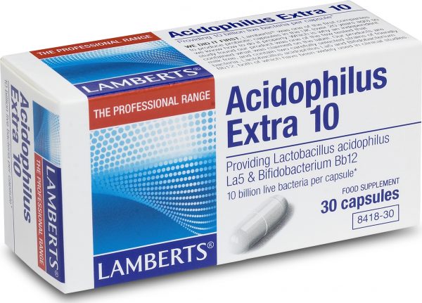 Lamberts Acidophilus Extra 10 (milk free) 30 κάψουλες