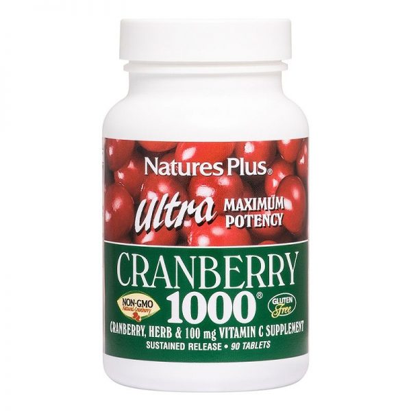Nature's Plus Ultra Cranberry 1000mg 90 tablets