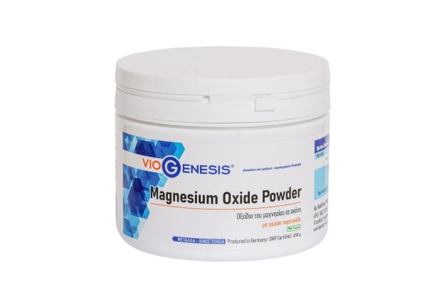 Viogenesis Magnesium Oxide Powder Orange Flavour 230 g