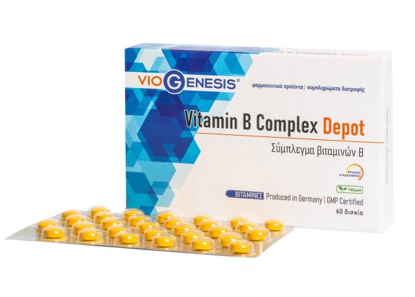Viogenesis Vitamin B Complex Depot 60 tabltes