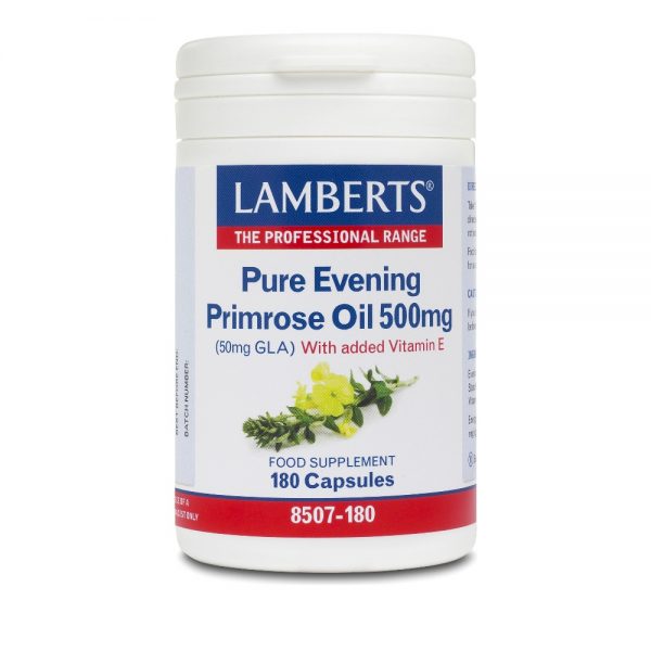Lamberts Pure Evening Primrose Oil 500mg 180 caps