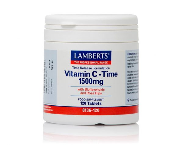 Lamberts Vitamin C Time Release 1500mg 120 ταμπλέτες