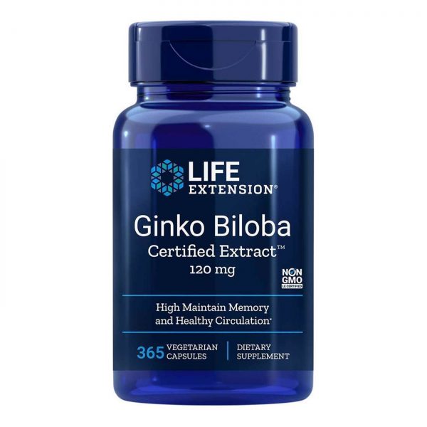 Life Extension Ginkgo Biloba 120mg 365 κάψουλες