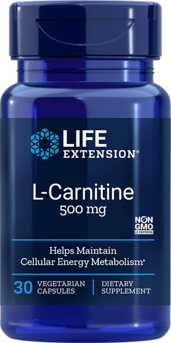 Life Extension L-Carnitine 500 mg 30 vcaps