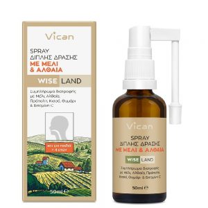 Vican Wise Land Spray με Μέλι & Αλθαία 50 ml