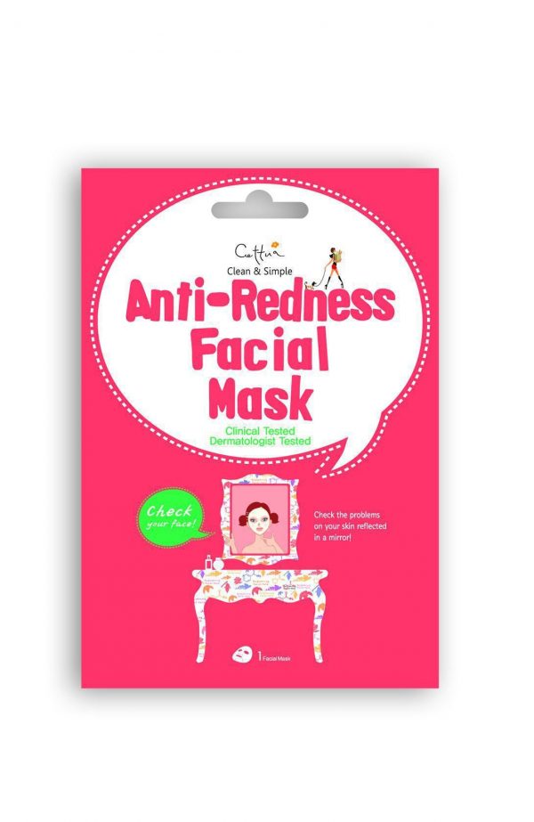 Cettua Clean & Simple Anti-Redness Facial Mask 1 τεμ