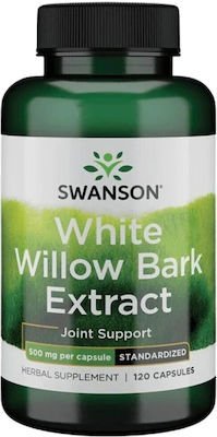 Swanson White Willow Bark Extract 500mg 120 vcaps